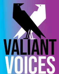 poster for Valiant Voices 2022.23